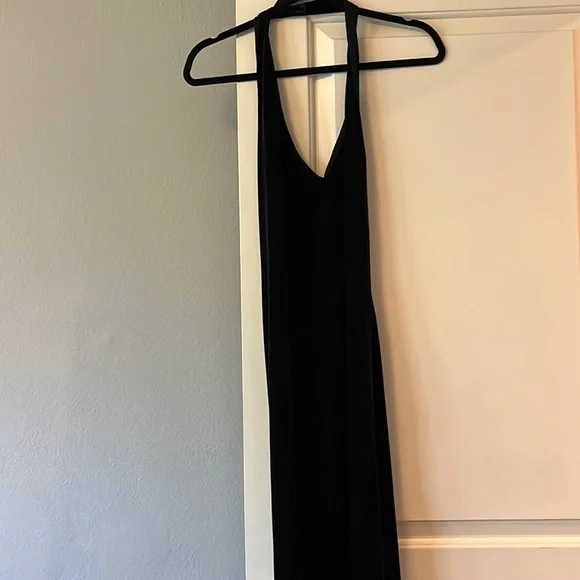 jessica pearson grey dress Ralph Lauren Black Towel Halter Dress/Cover Up- Size S – The Saved  Collection main image 0